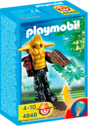 Фото Playmobil Охранник сокровищ с зеленым светящимся оружием 4848