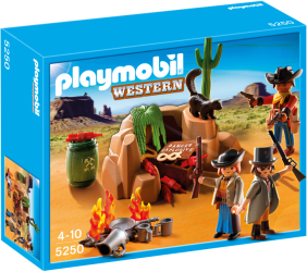 Фото Playmobil Переселенцы с костром и динамитом 5250