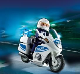 Фото полицейский мотоцикл Playmobil 5185
