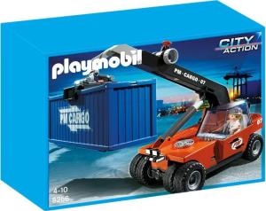 Фото Playmobil Грузовой подъемник с контейнером 5256