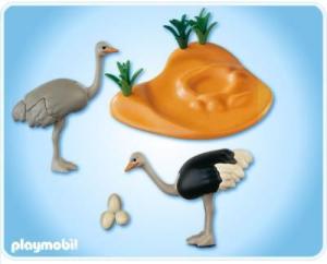 Фото Playmobil Семья страусов с гнездами 4831
