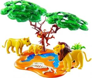 Фото Playmobil Стая львов с обезьянками 4830