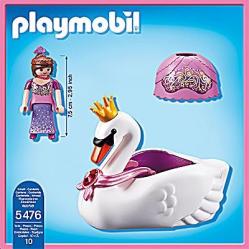Фото принцесса на лодке-лебеде Playmobil 5476