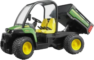 Фото самосвал Bruder John Deere Gator XUV 855D c фигуркой водителя