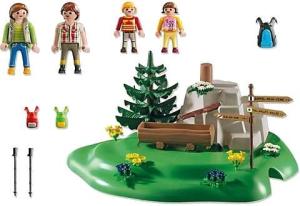 Фото семья альпинистов у горного ручья Playmobil 5424