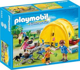 Фото семья и палатка Playmobil 5435