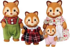 Фото семья Красных Панд Sylvanian Families 3152