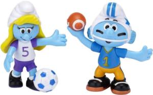 Фото смурфики Soccer Smurfette and Football Smurf JAKKS Pacific 33230