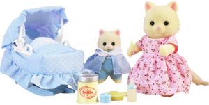 Фото Sylvanian Families Мама с малышом и колыбелькой 2234