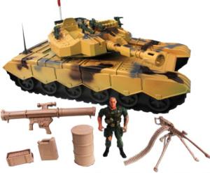 Фото танк с солдатом Крутые игрушки S+S Toys 669713