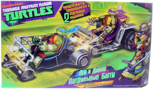 Фото TMNT Черепашки Ниндзя Патрульные Багги Playmates Toys 94033