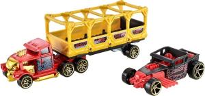 Фото трейлер с транспортом Mattel Hot Wheels BFM60