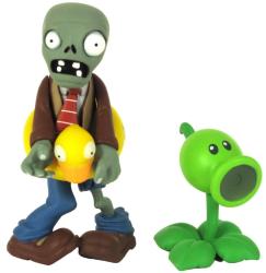 Фото зомби с кругом и горохострел Plants vs. Zombies Jazwares 92801