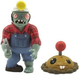 Фото зомби-землекоп и мина-картофель Plants vs. Zombies Jazwares 92806