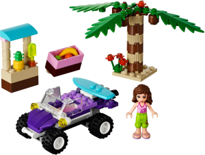Фото конструктора LEGO Friends Пляжный автомобиль Оливии 41010