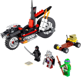 Фото конструктора LEGO Черепашки-ниндзя Мотоцикл-дракон Шреддера 79101