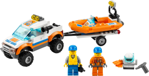 Фото конструктора LEGO City Внедорожник и катер водолазов 60012