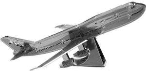 Фото металлического радиоуправляемого конструктора Fascinations Коммерческий реактивный самолет MMS004