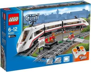 Фото конструктора LEGO City Скоростной пассажирский поезд 60051