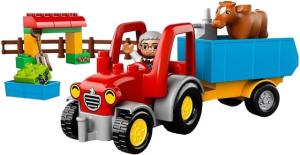 Фото конструктора LEGO Duplo Сельскохозяйственный трактор 10524