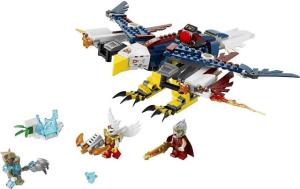 Фото конструктора LEGO Legends of Chima Огненный истребитель Орлицы Эрис 70142