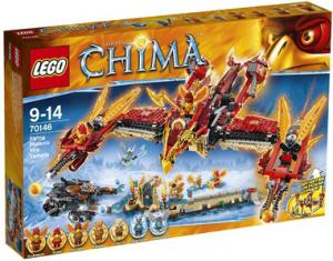 Фото конструктора LEGO Легенды Чимы: Огненный летающий Храм Фениксов 70146