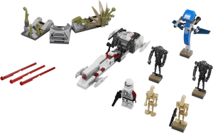 Фото конструктора LEGO Star Wars Битва на планете Салукемай 75037