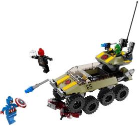 Фото конструктора LEGO Super Heroes Капитан Америка против Гидры 76017