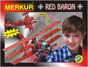 Фото металлического радиоуправляемого конструктора MERKUR Красный барон 3406