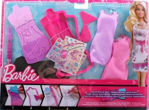 Barbie Барби Студия дизайна одежды Fashion Design Plates Dress and Doll