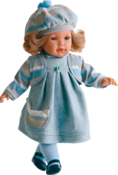 Фото куклы Antonio Juan Лула в голубом 1025B