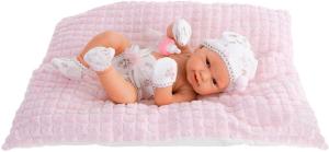 Фото куклы Antonio Juan Младенец Бенни в розовом 5090P