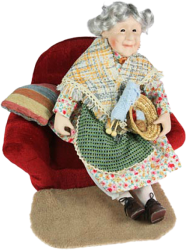 Фото куклы Бабушка 46 см Русские подарки 15814