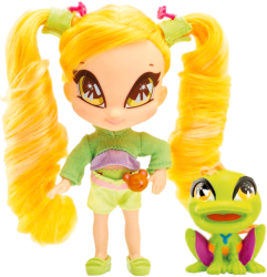 Фото куклы Bandai PopPixie и питомец Chatta with Frog 12 см 22232