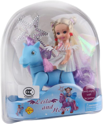 Фото куклы Defa Lucy Маленькая принцесса с лошадью 61008