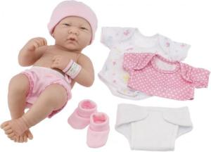 Фото куклы JC Toys Пупс новорожденный в переноске 18560