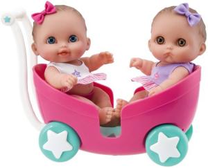 Фото куклы JC Toys Пупсы в коляске Twins 16982