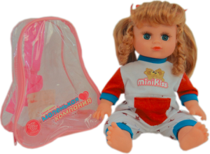 Фото куклы Joy Toy Соня в рюкзаке 33 см 5289