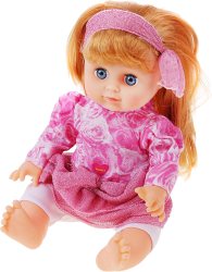 Фото куклы Joy Toy Соня в рюкзаке 33 см 5290