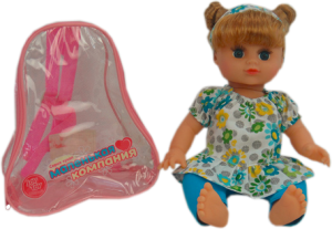 Фото куклы Joy Toy Соня в рюкзаке 33 см 5294