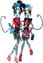 Фото куклы Mattel Monster High Zombie Shake Meowlody and Purrsephone BJR16
