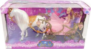 Фото куклы с каретой и лошадью 209A