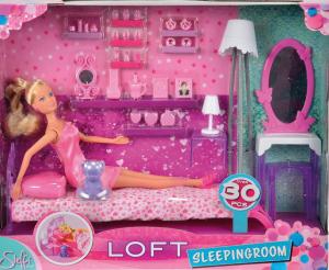 Фото куклы Simba Штеффи в спальной комнате 5730411