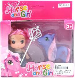 Фото куклы S+S Toys Horse and Girl EI71964