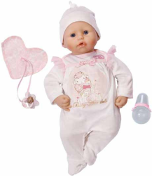 Фото кукла Zapf Creation Baby Annabell с мимикой 46 см 792-193 (Нерабочая уценка - не моргает глазами, нет мимики)