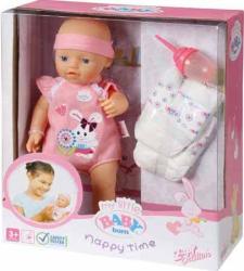 Фото куклы Zapf Creation Baby Born Пупс с памперсами и бутылочкой 32 см 818-732