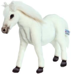 Фото белая лошадь 40 см Hansa 5957