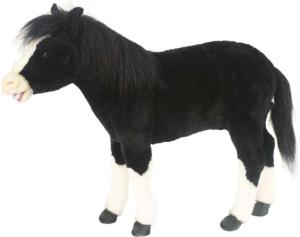 Фото лошадь карликовая черная 70 см Hansa 5453