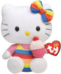 Фото Hello Kitty цветная с пирожным 20 см Ty Beanie Babies 40893