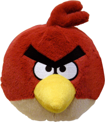 Фото красная птица Angry Birds КАВ040